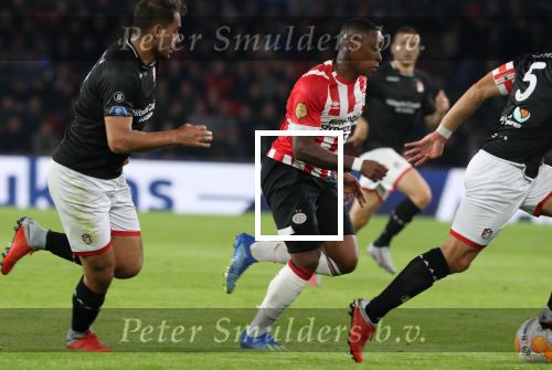Eindhoven, 20 Oktober 2018 Kompetitiewedstrijd PSV-SC Emmen, eindstand 6-0 Seizoen 2018-2019
Steven Bergwijn