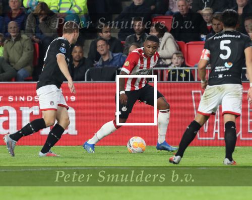 Eindhoven, 20 Oktober 2018 Kompetitiewedstrijd PSV-SC Emmen, eindstand 6-0 Seizoen 2018-2019
Steven Bergwijn