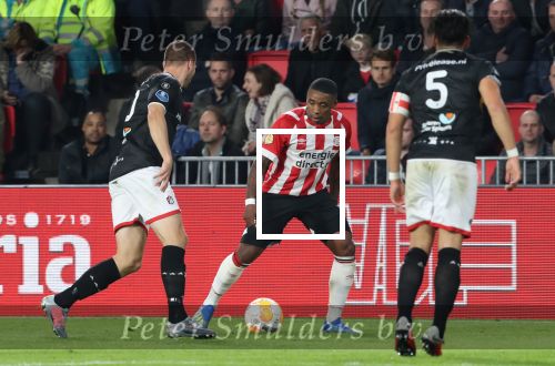 Eindhoven, 20 Oktober 2018 Kompetitiewedstrijd PSV-SC Emmen, eindstand 6-0 Seizoen 2018-2019
Steven Bergwijn