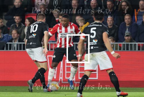 Eindhoven, 20 Oktober 2018 Kompetitiewedstrijd PSV-SC Emmen, eindstand 6-0 Seizoen 2018-2019
Steven Bergwijn