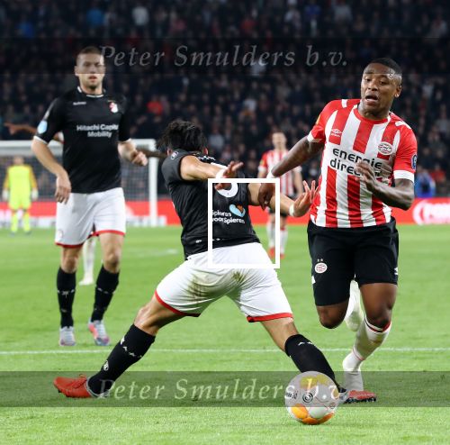 Eindhoven, 20 Oktober 2018 Kompetitiewedstrijd PSV-SC Emmen, eindstand 6-0 Seizoen 2018-2019
Steven Bergwijn