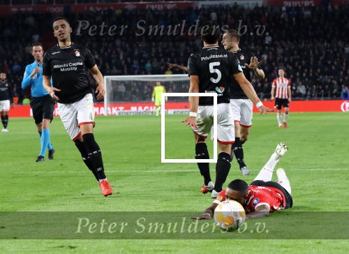 Eindhoven, 20 Oktober 2018 Kompetitiewedstrijd PSV-SC Emmen, eindstand 6-0 Seizoen 2018-2019
Steven Bergwijn