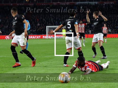 Eindhoven, 20 Oktober 2018 Kompetitiewedstrijd PSV-SC Emmen, eindstand 6-0 Seizoen 2018-2019
Steven Bergwijn
