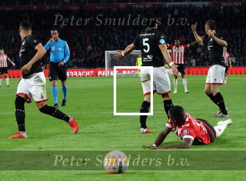 Eindhoven, 20 Oktober 2018 Kompetitiewedstrijd PSV-SC Emmen, eindstand 6-0 Seizoen 2018-2019
Steven Bergwijn