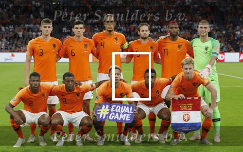 Amsterdam, 13 Oktober 2018
Nederland-/Duitsland , eindstand 3-0
Debuut voor Denzel Dumfries en Steven Bergwijn van PSV