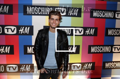 Amsterdam 5 november 2018
Presentatie samenwerking H&M en Moschino in escape. Tim v Riel met vriendin