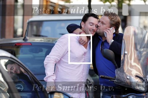 Amsterdam 16 oktober 2018
Wesly Bronkhorst en Tino Martin op de pc hooftstraat. Wesly is op zijn scooter.