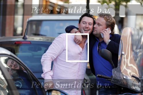 Amsterdam 16 oktober 2018
Wesly Bronkhorst en Tino Martin op de pc hooftstraat. Wesly is op zijn scooter.