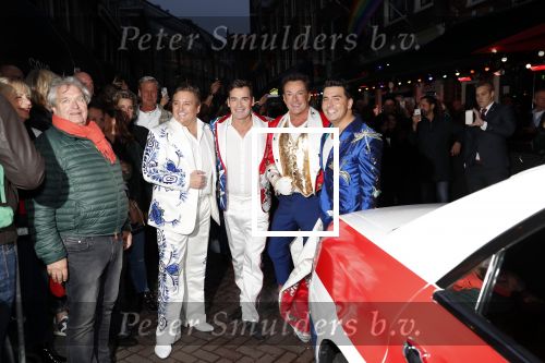 Amsterdam 5 november 2018
Opening Toppers party cafe met Jan Smit Jeroen v d Boom Rene Froger en Gerard Joling.
