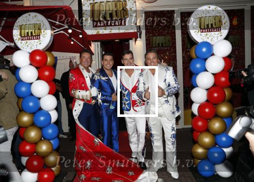 Amsterdam 5 november 2018
Opening Toppers party cafe met Jan Smit Jeroen v d Boom Rene Froger en Gerard Joling.