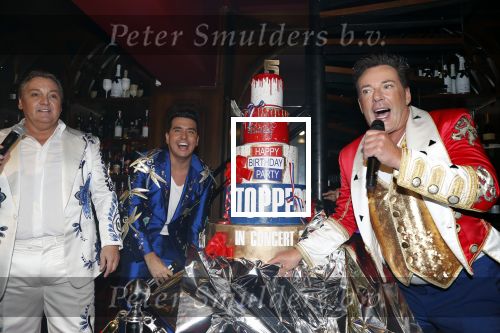 Amsterdam 5 november 2018
Opening Toppers party cafe met Jan Smit Jeroen v d Boom Rene Froger en Gerard Joling.