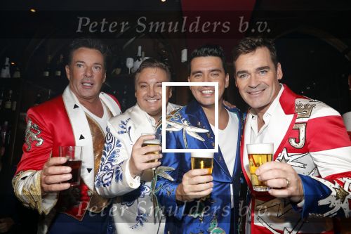 Amsterdam 5 november 2018
Opening Toppers party cafe met Jan Smit Jeroen v d Boom Rene Froger en Gerard Joling.