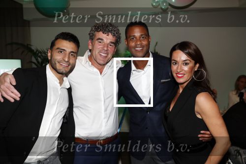 Amsterdam 4 oktober 2018
Gala ten bate van het Kluivert Dog rescue center op Curacao (patrick en Rosanna Kluivert) in het Pescana Hotel. Touzani met Patrick en Rob Hermans met zijn vrouw