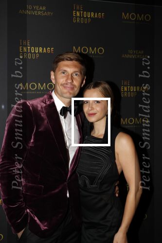 Amsterdam 4 oktober 2018
Feest ivm 10 jarig bestaan van Momo in Amsterdam. Victoria Koblenko met Levchenko