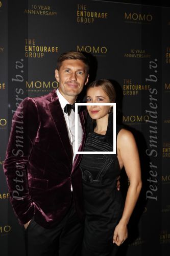 Amsterdam 4 oktober 2018
Feest ivm 10 jarig bestaan van Momo in Amsterdam. Victoria Koblenko met Levchenko