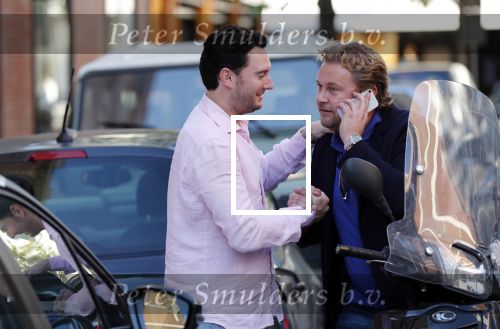 Amsterdam 16 oktober 2018
Wesly Bronkhorst en Tino Martin op de pc hooftstraat. Wesly is op zijn scooter.