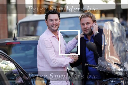 Amsterdam 16 oktober 2018
Wesly Bronkhorst en Tino Martin op de pc hooftstraat. Wesly is op zijn scooter.