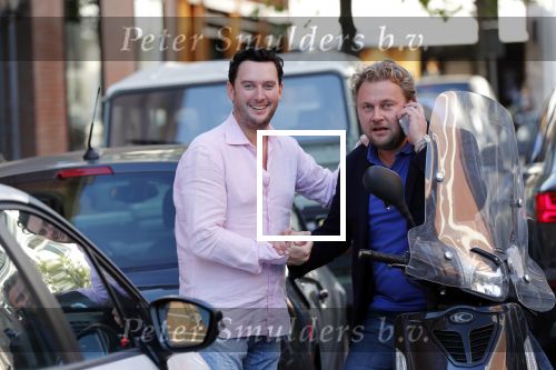 Amsterdam 16 oktober 2018
Wesly Bronkhorst en Tino Martin op de pc hooftstraat. Wesly is op zijn scooter.