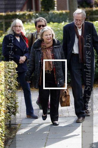 Woudenberg 8 oktober 2018
Herdenkingsdienst Anneke Gronloh in crematorium Woudenberg. Wieteke v Dort met man
