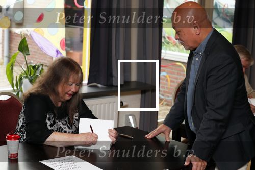 Schoorl 21 oktober 2018
Boekpresentatie Wieteke v Dort. Haar man is ook aanwezig.