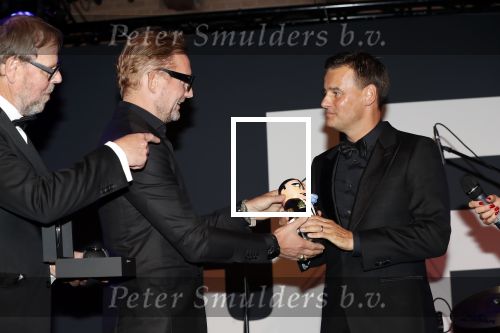 Amsterdam 8 oktober 2018
JFK Gala in de harbour Club. Wilfred Genee ontvangt uit handen van Prins Bernhard de prijs voor man van het jaar. Marieke Elsinga presenteert het gala.