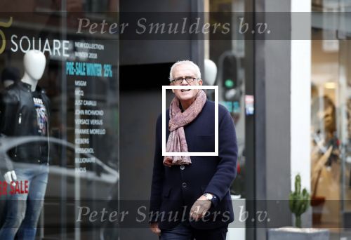 Amsterdam 24 oktober 2018
Wim Rijken (partner Joop Braakhekke) op de pc hooftstraat.