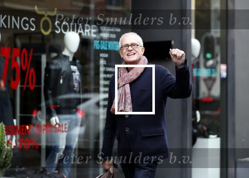 Amsterdam 24 oktober 2018
Wim Rijken (partner Joop Braakhekke) op de pc hooftstraat.