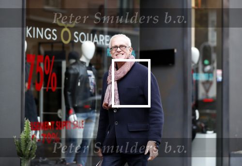 Amsterdam 24 oktober 2018
Wim Rijken (partner Joop Braakhekke) op de pc hooftstraat.