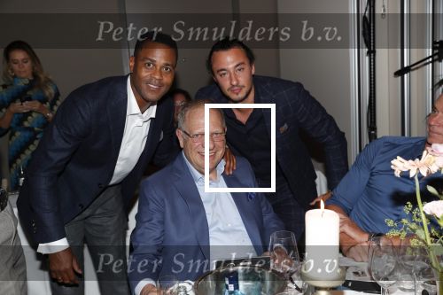 Amsterdam 4 oktober 2018
Gala ten bate van het Kluivert Dog rescue center op Curacao (patrick en Rosanna Kluivert) in het Pescana Hotel. Patrick met Wim Zegwaard en Joseph Klibansky