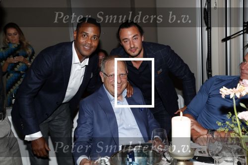 Amsterdam 4 oktober 2018
Gala ten bate van het Kluivert Dog rescue center op Curacao (patrick en Rosanna Kluivert) in het Pescana Hotel. Patrick met Wim Zegwaard en Joseph Klibansky