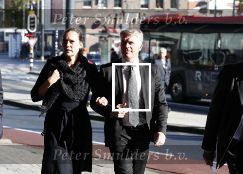 Amsterdam 27 oktober 2018
Herdenkingsdienst voor Wim Kok in het Concertgebouw van Amsterdam. Wouter Bos en partner Barbara Bos
