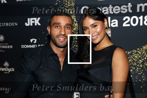 Amsterdam 8 oktober 2018
JFK Gala in de harbour Club. Wilfred Genee ontvangt uit handen van Prins Bernhard de prijs voor man van het jaar. Marieke Elsinga presenteert het gala. Yasmin Verheijen kwam met haar nieuwe vriend Khalid