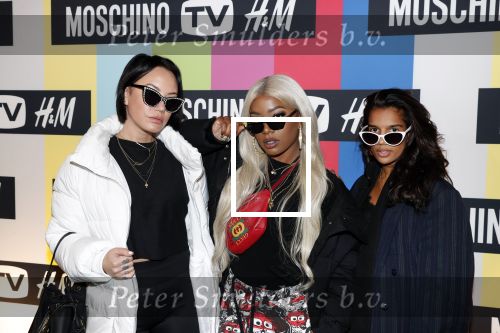 Amsterdam 5 november 2018
Presentatie samenwerking H&M en Moschino in escape. i am Aisha