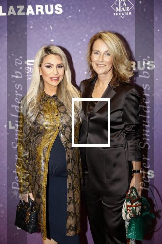 Amsterdam 13 oktober 2019
Premiere Lazarus in het deLamar theater. Aaltje v Zweden met zwangere dochter Anna Sophia