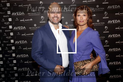 Amsterdam 3 oktober 2019
Modeshow Tommy Driessen in hotel Krasnapolsky. Anouk v Nes kwam met haar partner