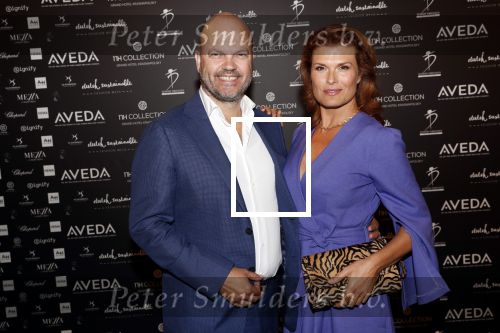 Amsterdam 3 oktober 2019
Modeshow Tommy Driessen in hotel Krasnapolsky. Anouk v Nes kwam met haar partner