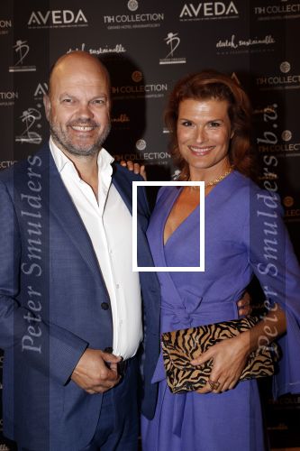 Amsterdam 3 oktober 2019
Modeshow Tommy Driessen in hotel Krasnapolsky. Anouk v Nes kwam met haar partner