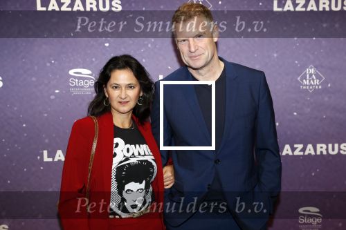 Amsterdam 13 oktober 2019
Premiere Lazarus in het deLamar theater. Bart oomen met partner