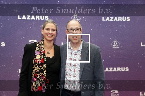 Amsterdam 13 oktober 2019
Premiere Lazarus in het deLamar theater. Bernhard Rupsamen met partner