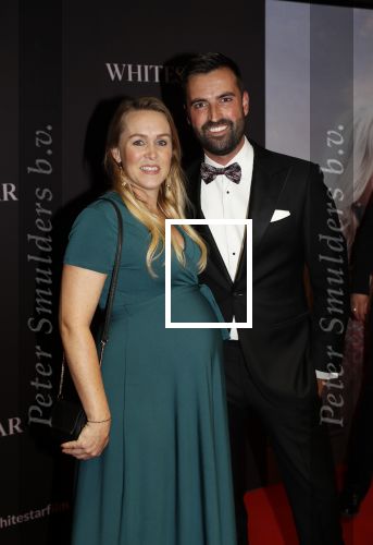 Amsterdam 8 oktober 2019
Premiere Whitestar met Britt Dekker. Bjorn Remmerswaal en partner
zwanger