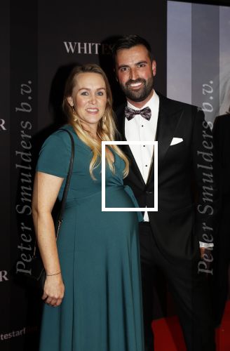 Amsterdam 8 oktober 2019
Premiere Whitestar met Britt Dekker. Bjorn Remmerswaal en partner
zwanger