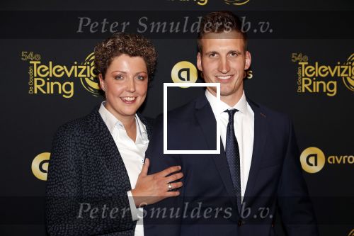 Amsterdam 9 oktober 2019
Uitreiking televizierring 2019 in AFAS Live. Boerin Steffi en Roel