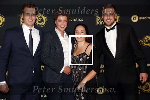 Amsterdam 9 oktober 2019
Uitreiking televizierring 2019 in AFAS Live. Boerin Steffi en Roel en Boerin Michelle met vriend