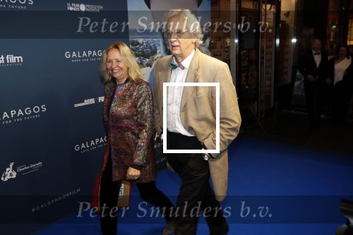 Amsterdam 28 oktober 2019
Premiere Galapagos in Tuschinski. Boudewijn Poelman met zijn vrouw