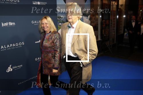 Amsterdam 28 oktober 2019
Premiere Galapagos in Tuschinski. Boudewijn Poelman met zijn vrouw