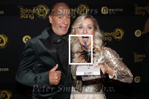 Amsterdam 9 oktober 2019
Uitreiking televizierring 2019 in AFAS Live. Britt Dekker en Ron Boszhard