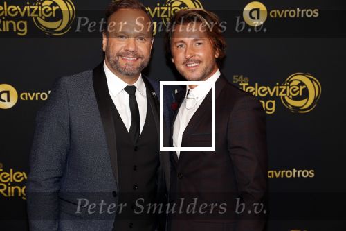 Amsterdam 9 oktober 2019
Uitreiking televizierring 2019 in AFAS Live Carlo Boszhard met partner Harald