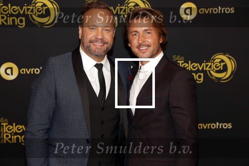 Amsterdam 9 oktober 2019
Uitreiking televizierring 2019 in AFAS Live Carlo Boszhard met partner Harald