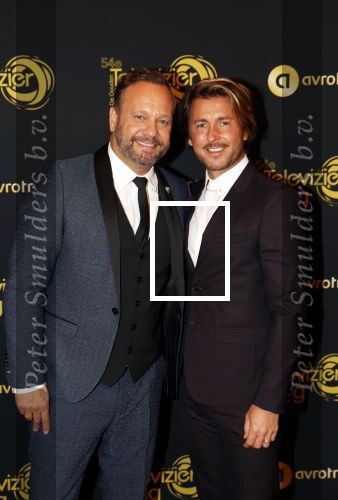 Amsterdam 9 oktober 2019
Uitreiking televizierring 2019 in AFAS Live Carlo Boszhard met partner Harald