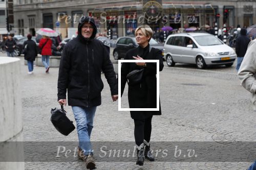 Amsterdam 3 november 2019
Caroline Tensen met haar man Ernst Jan Smids